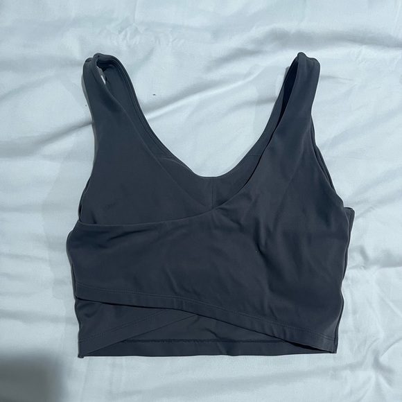 Grey Workout Bra - Picture 1 of 2